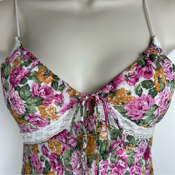 Princess Polly Emily Babydoll Floral Maxi Dress size 2 Fairy Y2K  Wedding Guest - Picture 5 of 16